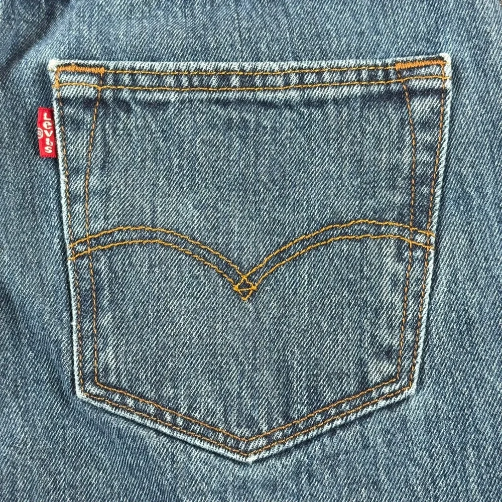 Levis 501 Mens Original Fit Straight Leg Button Fly Blue Jeans W29 L32